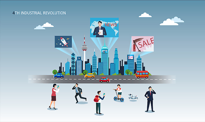 전신 여자 남자 도로 어린이 일러스트 자동차 사람 정장 빌딩 성인 건물 스마트폰 정보 도시 직장인 전광판 바이오 핵융합 사물인터넷 가상현실 전동휠 4차산업 자율주행 빅데이터 모빌리티 AI_인공지능 국내일러스트 AI파일 직업 건축물 옷 산업 길 육상교통 교통수단 교통시설 정보기술 핸드폰 스마트기기 운전 물리 파일형식 벡터