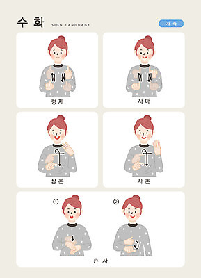 문자 여자 일러스트 손가락 가족 커뮤니케이션 손자 한명 사람 손짓 상반신 성인 한글 자매 형제 소통 사촌 삼촌 지문자 청각장애인 국내일러스트 AI파일 1 손 남자 컨셉 관계 모션 장애인 손주 수화 파일형식 벡터
