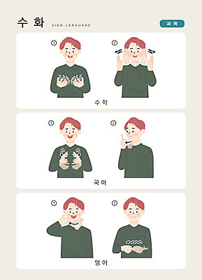 문자 영어 교육 남자 일러스트 교과목 손가락 학교 커뮤니케이션 한명 사람 손짓 상반신 성인 한글 수학 국어교육 소통 지문자 청각장애인 국내일러스트 AI파일 1 손 컨셉 모션 장애인 수화 파일형식 벡터