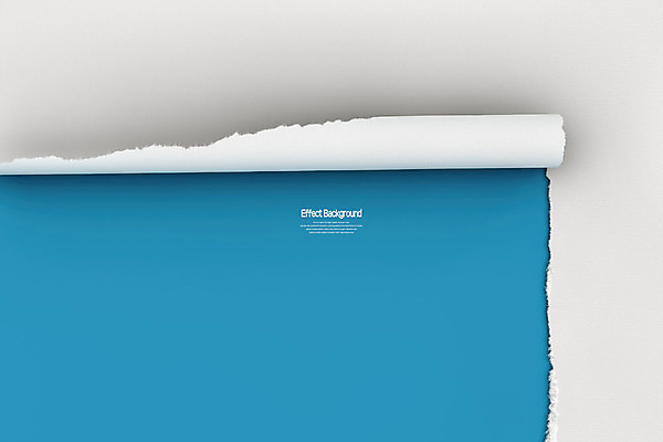 PSD 편집이미지 종이 백그라운드 사람없음 파란색 3D소스 3D 디지털합성 질감 찢어짐 말린_둥글게 카피스페이스 편집소스 편집3D 컬러 컨셉 모션 공백 파일형식