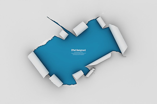 PSD 편집이미지 종이 백그라운드 사람없음 파란색 3D소스 3D 디지털합성 질감 찢어짐 말린_둥글게 카피스페이스 편집소스 편집3D 컬러 컨셉 모션 공백 파일형식