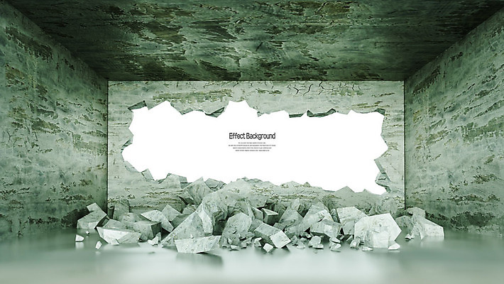 PSD 편집이미지 벽 백그라운드 사람없음 3D소스 3D 손상 회색 돌_바위 디지털합성 질감 깨짐 카피스페이스 편집소스 편집3D 컬러 컨셉 공백 파일형식