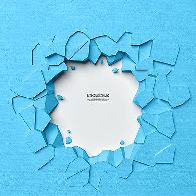 PSD 편집이미지 벽 백그라운드 사람없음 파란색 3D소스 3D 손상 돌_바위 디지털합성 질감 깨짐 카피스페이스 편집소스 편집3D 컬러 컨셉 공백 파일형식