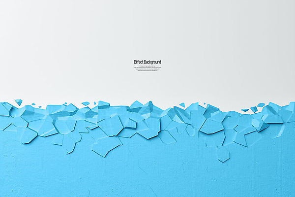 PSD 편집이미지 벽 백그라운드 사람없음 파란색 3D소스 3D 손상 돌_바위 디지털합성 질감 깨짐 카피스페이스 편집소스 편집3D 컬러 컨셉 공백 파일형식