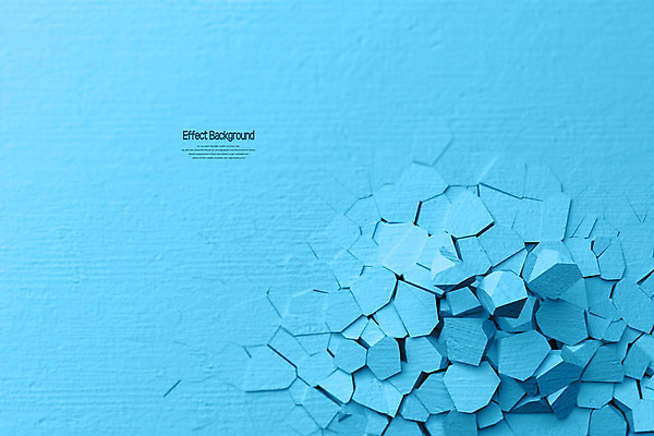 PSD 편집이미지 벽 백그라운드 사람없음 파란색 3D소스 3D 손상 돌_바위 디지털합성 질감 깨짐 카피스페이스 편집소스 편집3D 컬러 컨셉 공백 파일형식