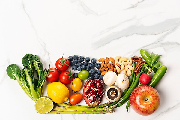 포토 JPG 스튜디오촬영 다이어트 채소 과일 식재료 방울토마토 실내 건강 사람없음 하이앵글 견과류 사과 레몬 유기농 블루베리 아스파라거스 청경채 라임 아몬드 석류 애호박 다채 채식주의자 적환무 브라질넛 베지푸드 비건 비건음식 국내포토 웰빙 음식 뷰포인트 토마토 호박 내부 무 채식 파일형식