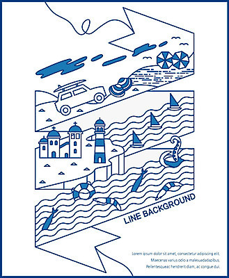 선 바다 요트 일러스트 자동차 조개 새우 어류 사람없음 파란색 파라솔 플랫 심플 문어 감성 튜브 라인백그라운드 산토리니 바다여행 국내일러스트 AI파일 육상교통 컬러 여행 백그라운드 컨셉 배_교통 어패류 연체동물 갑각류 수중동물 그리스 파일형식 벡터