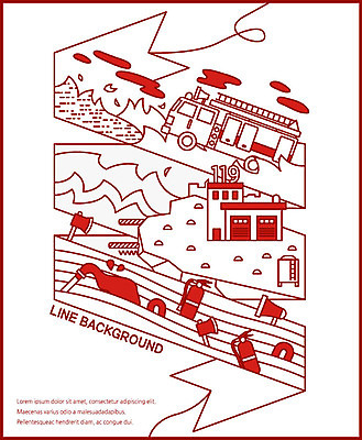 선 일러스트 불 안전 사람없음 빨간색 플랫 소방 심플 도끼 감성 호스 라인백그라운드 소방차 소화기 119 소방서 국내일러스트 AI파일 자연요소 컬러 백그라운드 컨셉 자동차 안전장비 전화번호 파일형식 벡터