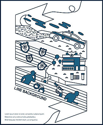 실루엣 선 일러스트 사람모양 안전 사람없음 총 플랫 경찰 남색 호루라기 도둑 수갑 심플 배지 감성 라인백그라운드 경찰차 경찰서 국내일러스트 AI파일 모양 직업 무기 컬러 백그라운드 컨셉 자동차 촬영기법 범죄인 파일형식 벡터