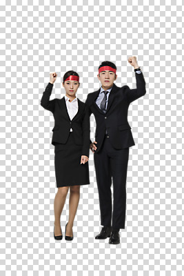 전신 편집이미지 여자 남자 서기 사람 정장 20대 성인 두명 앞모습 손들기 파이팅 한국인 직장인 비즈니스맨 비즈니스우먼 갈등 PNG 투쟁 편집소스 직업 옷 뷰포인트 비즈니스 모션 동양인 청년 파일형식