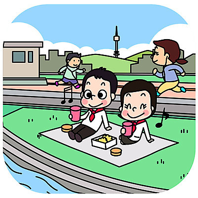 전신 여자 남자 음료 어린이 일러스트 휴식 사람 잔디 여러명 성인 친구 달리기 조깅 운동 평화 치킨 즐거움 돗자리 한강 남북 통일 한강공원 남북통일 국내일러스트 AI파일 식물 공원 감정 다수 컨셉 관계 모션 서울 건강 닭고기요리 랜드마크 파일형식 벡터