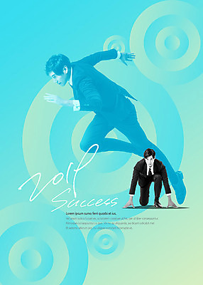 전신 PSD 편집이미지 남자 비즈니스 미래 사람 정장 20대 성인 두명 앞모습 옆모습 달리기 한국인 직장인 비즈니스맨 원형 준비자세 광고편집 출발자세 이미지편집 도형 직업 옷 뷰포인트 포즈 컨셉 모션 동양인 청년 준비 파일형식