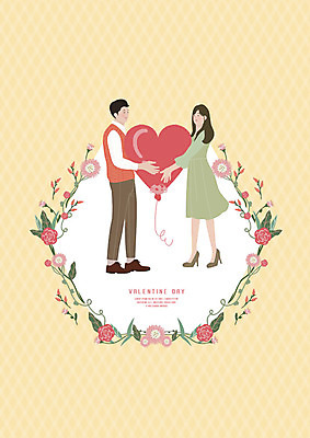 전신 PSD 커플 드레스 여자 기념일 남자 일러스트 발렌타인데이 사랑 사람 성인 두명 빨간색 초록색 장미 노란색 로맨틱 니트 하트풍선 꽃프레임 국내일러스트 옷 꽃 감정 컬러 컨셉 상의 관계 데이이벤트 프레임 이벤트 하트 풍선 파일형식