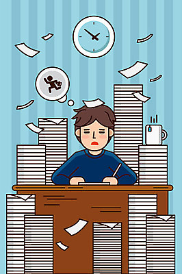 남자 커피 시계 하늘색 일러스트 회사 피곤 한명 사람 앉기 상반신 성인 업무 직장인 책상 문서 일과 업무과다 야근 서류더미 성인남자한명만 국내일러스트 AI파일 직업 1 음료 가구 컨셉 비즈니스 모션 파란색 작업 남자한명만 성인남자만 파일형식 벡터 더미