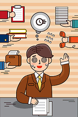 손 남자 시계 일러스트 회사 피곤 한명 사람 상반신 성인 신체부위 직장인 문서 파일 바쁨 일과 업무과다 서류더미 성인남자한명만 국내일러스트 AI파일 직업 1 컨셉 비즈니스 업무 남자한명만 성인남자만 파일형식 벡터 더미