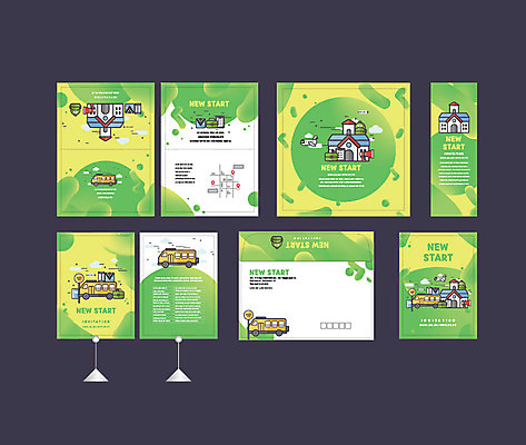 템플릿 배너템플릿 교육 가방 학교 버스 비행기 이벤트 사람없음 초록색 연두색 세트 확성기 현수막 스쿨버스 신학기 전단 엽서 초대장 약도 소봉투 행사세트 행사템플릿 AI파일 배너 잡화 육상교통 컬러 지도 항공교통 편지봉투 대중교통 카드_감사 편지 홍보물 파일형식 벡터