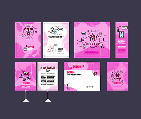템플릿 배너템플릿 분홍색 선물 이벤트 사람없음 선물상자 스마트폰 쇼핑 세트 세일 화장품 립스틱 현수막 전단 엽서 결제 초대장 약도 빅세일 소봉투 행사세트 행사템플릿 AI파일 배너 컬러 지도 편지봉투 카드_감사 핸드폰 스마트기기 상자 뷰티 편지 홍보물 파일형식 벡터
