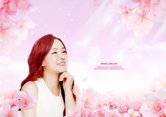 PSD 편집이미지 응시 여자 꽃 분홍색 꽃밭 한명 미소 사람 상반신 20대 성인 옆모습 햇빛 턱괴기 봄 한국인 벚꽃 화사함 꽃놀이 봄소풍 싱그러움 의료성형뷰티 성인여자한명만 이미지편집 식물 1 시선 계절 뷰포인트 컬러 컨셉 모션 표정 동양인 청년 태양 소풍 축제 여자한명만 성인여자만 파일형식