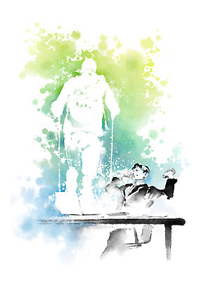 전신 PSD 남자 일러스트 캘리그라피 붓터치 휴식 스트레스 흑백 건강 사람 정장 상반신 성인 취미 두명 초록색 파란색 사무실 희망 등산 업무 작업 직장인 비즈니스맨 탈출 기지개 번짐 국내일러스트 직업 옷 감정 컬러 컨셉 비즈니스 모션 촬영기법 트래킹 파일형식 효과