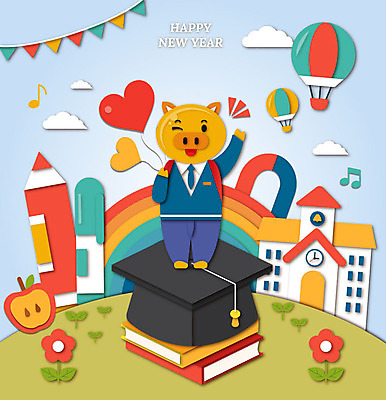 동물 캐릭터 한마리 꽃 행복 동물캐릭터 겨울 일러스트 학사모 학교 새해 책가방 사람없음 책 설날 연필 펜 열기구 하트 돼지 페이퍼아트 입학 해피뉴이어 가랜드 국내일러스트 일러캐릭터 AI파일 돼지의해 모양 식물 모자_잡화 1 계절 교육 명절 감정 가방 졸업 포유류 항공교통 학용품 필기구 새해인사 돼지띠 파티용품 파일형식 벡터