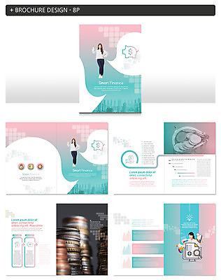 전신 템플릿 여자 ZIP 분홍색 돈 사람 팜플렛 상반신 20대 성인 세명 30대 금융 달러 동전 한국인 돼지저금통 스마트 동전탑 민트색 인디자인 INDD 금융의날 이미지템플릿 컬러 컨셉 동양인 청년 장년 경제 쌓기 저금통 재산 파일형식 법정기념일