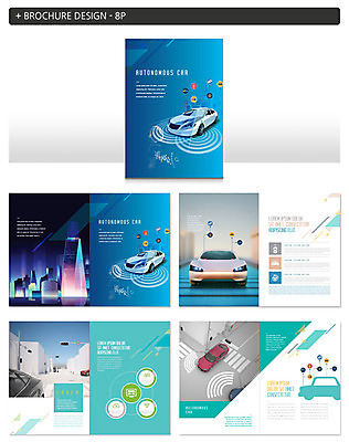 템플릿 ZIP 도로 자동차 기술 팜플렛 사람없음 건물 파란색 횡단보도 스마트 기술혁신 인디자인 INDD 자율주행 이미지템플릿 건축물 길 육상교통 컬러 컨셉 교통시설 운전 보행로 혁명 파일형식 4차산업