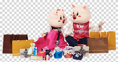 전신 편집이미지 부부 커플 여자 명절 남자 앉기 20대 성인 두명 앞모습 선물상자 설날 쇼핑백 추석 기쁨 한국인 돼지띠 돼지 한복 돼지캐릭터 나눔 선물꾸러미 PNG 동물탈 인형탈 추석선물 성인만 편집소스 기해년 설선물 한국전통 전통 기념일 감정 뷰포인트 동물캐릭터 가방 포유류 관계 모션 선물 사람 동양인 청년 상자 십이지신 전통의상 탈 파일형식 2019년 명절선물