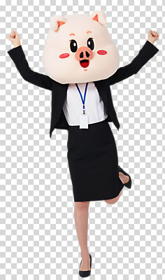 전신 편집이미지 여자 한명 정장 20대 성인 앞모습 손들기 점프 한국인 돼지띠 돼지 비즈니스우먼 자신감 즐거움 돼지캐릭터 PNG 사원증 다리들기 동물탈 인형탈 성인여자한명만 편집소스 기해년 1 옷 감정 뷰포인트 동물캐릭터 비즈니스 포유류 모션 사람 동양인 청년 십이지신 직장인 탈 여자한명만 성인여자만 파일형식 2019년