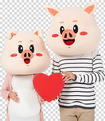 편집이미지 부부 여자 남자 사랑 상반신 20대 성인 두명 앞모습 임산부 임신 한국인 육아 하트 돼지띠 돼지 출산 돼지캐릭터 PNG 동물탈 인형탈 성인만 편집소스 기해년 모양 커플 감정 뷰포인트 동물캐릭터 포유류 사람 동양인 청년 십이지신 탈 파일형식 2019년