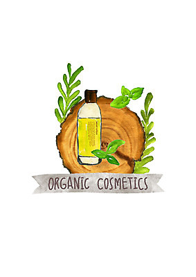 PSD 잎 일러스트 붓터치 수채화 사람없음 화장품 유기농 스킨 나이테 나무밑둥 천연화장품 국내일러스트 나무 식물 웰빙 뷰티 파일형식