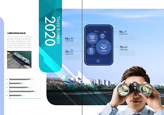 PSD 템플릿 표지디자인 북디자인 응시 출판디자인 남자 내지 리플렛 북커버 비즈니스 그래프 한명 사람 빌딩 팜플렛 상반신 성인 30대 파란색 망원경 한국인 도시 비즈니스맨 무역 선박 성인남자한명만 이미지템플릿 1 시선 산업 컬러 수상교통 동양인 건물 장년 직장인 남자한명만 성인남자만 파일형식