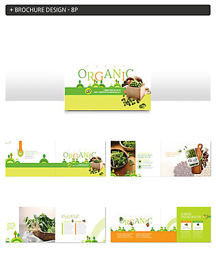 템플릿 웰빙 ZIP 채소 콩 도마 팜플렛 사람없음 초록색 노란색 신선 유기농 인디자인 INDD 이미지템플릿 컬러 주방용품 곡류 파일형식