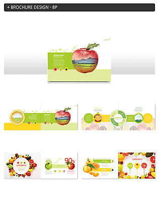 템플릿 웰빙 ZIP 밭 오렌지 과일 귤 팜플렛 초원 사람없음 초록색 노란색 신선 사과 유기농 싱그러움 인디자인 INDD 이미지템플릿 컬러 농업 파일형식
