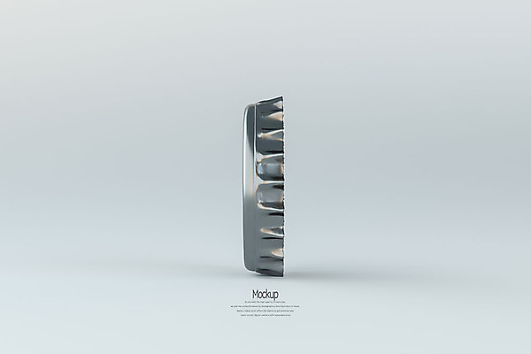 PSD 편집이미지 회색배경 사람없음 한개 3D소스 3D 뚜껑 병뚜껑 디지털합성 목업 편집3D 1 백그라운드 회색 파일형식