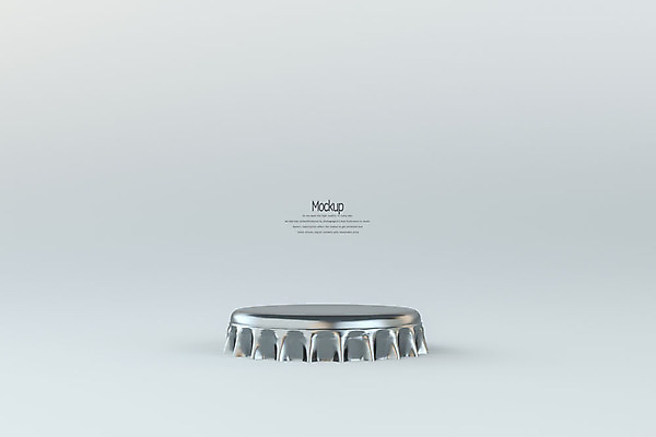 PSD 편집이미지 회색배경 사람없음 한개 3D소스 3D 뚜껑 병뚜껑 디지털합성 목업 편집3D 1 백그라운드 회색 파일형식