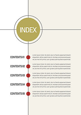 템플릿 내지 선 비즈니스 사람없음 빨간색 원형 프레젠테이션 문서템플릿 서식 레이아웃 문서 제안서 인덱스 포인트 목차 이미지템플릿 AI파일 도형 컬러 금융 파일형식 벡터