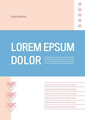 템플릿 표지 분홍색 하늘색 패턴 비즈니스 사람없음 삼각형 프레젠테이션 문서템플릿 서식 레이아웃 문서 제안서 이미지템플릿 AI파일 도형 컬러 무늬 파란색 파일형식 벡터