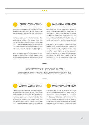 템플릿 내지 비즈니스 사람없음 노란색 깨끗함 회색 원형 프레젠테이션 문서템플릿 서식 레이아웃 문서 제안서 이미지템플릿 AI파일 도형 컬러 컨셉 파일형식 벡터