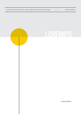템플릿 표지 비즈니스 사람없음 노란색 깨끗함 회색 원형 프레젠테이션 문서템플릿 서식 레이아웃 문서 제안서 이미지템플릿 AI파일 도형 컬러 컨셉 파일형식 벡터