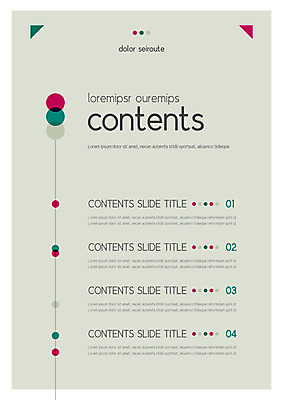 템플릿 내지 비즈니스 사람없음 빨간색 초록색 컬러풀 원형 삼각형 프레젠테이션 문서템플릿 모던 서식 문서 제안서 인덱스 목차 이미지템플릿 AI파일 도형 컬러 파일형식 벡터