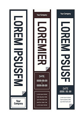 템플릿 배너 배너템플릿 세로배너 사람없음 갈색 메모지 남색 배너세트 이미지템플릿 AI파일 컬러 세로 세트 사무용품 파일형식 벡터