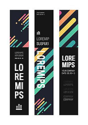 템플릿 배너 배너템플릿 세로배너 선 음악 사람없음 컬러풀 축제 원형 즐거움 배너세트 이미지템플릿 AI파일 도형 감정 컬러 문화예술 세로 세트 파일형식 벡터