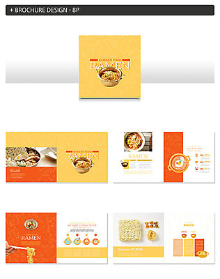 템플릿 ZIP 한식 젓가락 사람없음 노란색 주황색 라면 맛 냄비 떡볶이 분식 인디자인 INDD 이미지템플릿 음식 컬러 컨셉 수저 면류 솥 파일형식