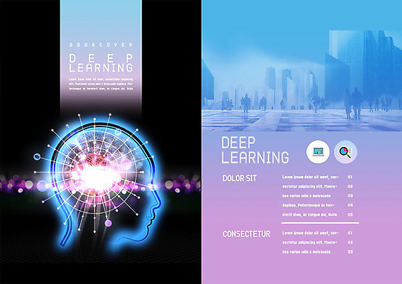 전신 PSD 템플릿 북디자인 여자 교육 남자 내지 북커버 비즈니스 거리 사람 빌딩 여러명 성인 빛 머리 검은색 도시 두뇌 뇌 딥러닝 이미지템플릿 컬러 다수 IT 건물 신체부위 파일형식