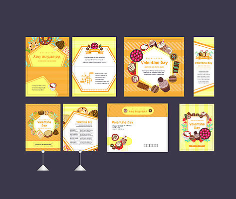 템플릿 배너템플릿 기념일 행복 리본 딸기 나뭇잎 디저트 발렌타인데이 사랑 사람없음 세트 노란색 쿠키 초콜릿 현수막 도넛 전단 엽서 초대장 약도 소봉투 행사세트 행사템플릿 AI파일 배너 감정 음식 컬러 잎 지도 과일 데이이벤트 편지봉투 카드_감사 이벤트 편지 홍보물 파일형식 벡터