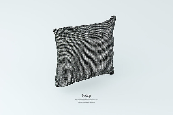 PSD 편집이미지 쿠션 사람없음 한개 3D소스 3D 사각형 디지털합성 오브젝트 흰배경 목업 편집소스 편집3D 도형 1 백그라운드 흰색 파일형식