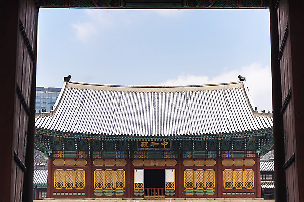포토 JPG 주간 한국전통 고건축 겨울 한국건축 하늘 서울 사람없음 야외 궁전 문화재 덕수궁 중화전 겨울풍경 국내포토 자연요소 전통 건축물 계절 건축 한국 풍경 파일형식