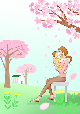 전신 PSD 공원 여자 남자 꽃 행복 여유 벤치 일러스트 가족 엄마 주택 사랑 사람 앉기 풍경 잔디 성인 두명 초록색 봄풍경 봄 육아 아기 벚나무 힐링 봄소풍 봄축제 국내일러스트 나무 식물 계절 공공시설 감정 컬러 의자 관계 모션 건물 소풍 축제 벚꽃 파일형식