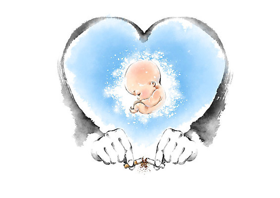 PSD 캠페인 일러스트 캘리그라피 붓터치 담배 흑백 건강 신체부위 파란색 양손 하트 보호 자르기 번짐 금연 태아 국내일러스트 모양 손 컬러 컨셉 모션 촬영기법 사람 임신 사회이슈 파일형식 효과