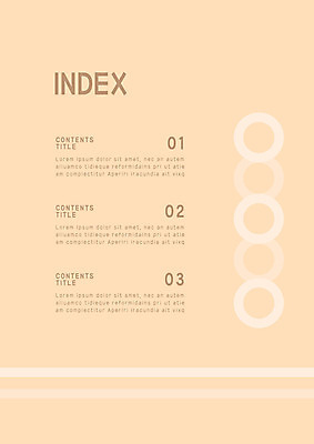템플릿 내지 비즈니스 사람없음 주황색 원형 프레젠테이션 문서템플릿 직선 서식 레이아웃 문서 제안서 인덱스 목차 이미지템플릿 AI파일 도형 선 컬러 파일형식 벡터